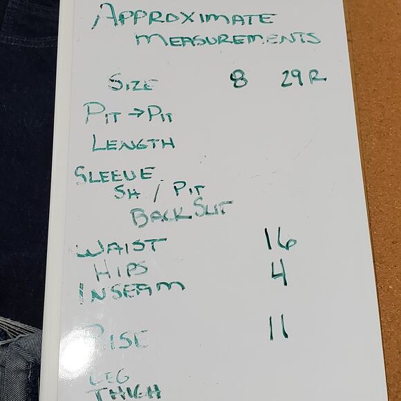 Universal Thread Cutoff Denim Jean Shorts Dark Wash Vintage Midi 8 29R - Picture 8 of 8